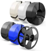 3D Printer Filament, PLA 1.75mm Master Spool, SUNLU PLA 3D Filament, Dimensional Accuracy +/- 0.02 mm, Black+White+Grey+Transparent+Blue, 5KG
