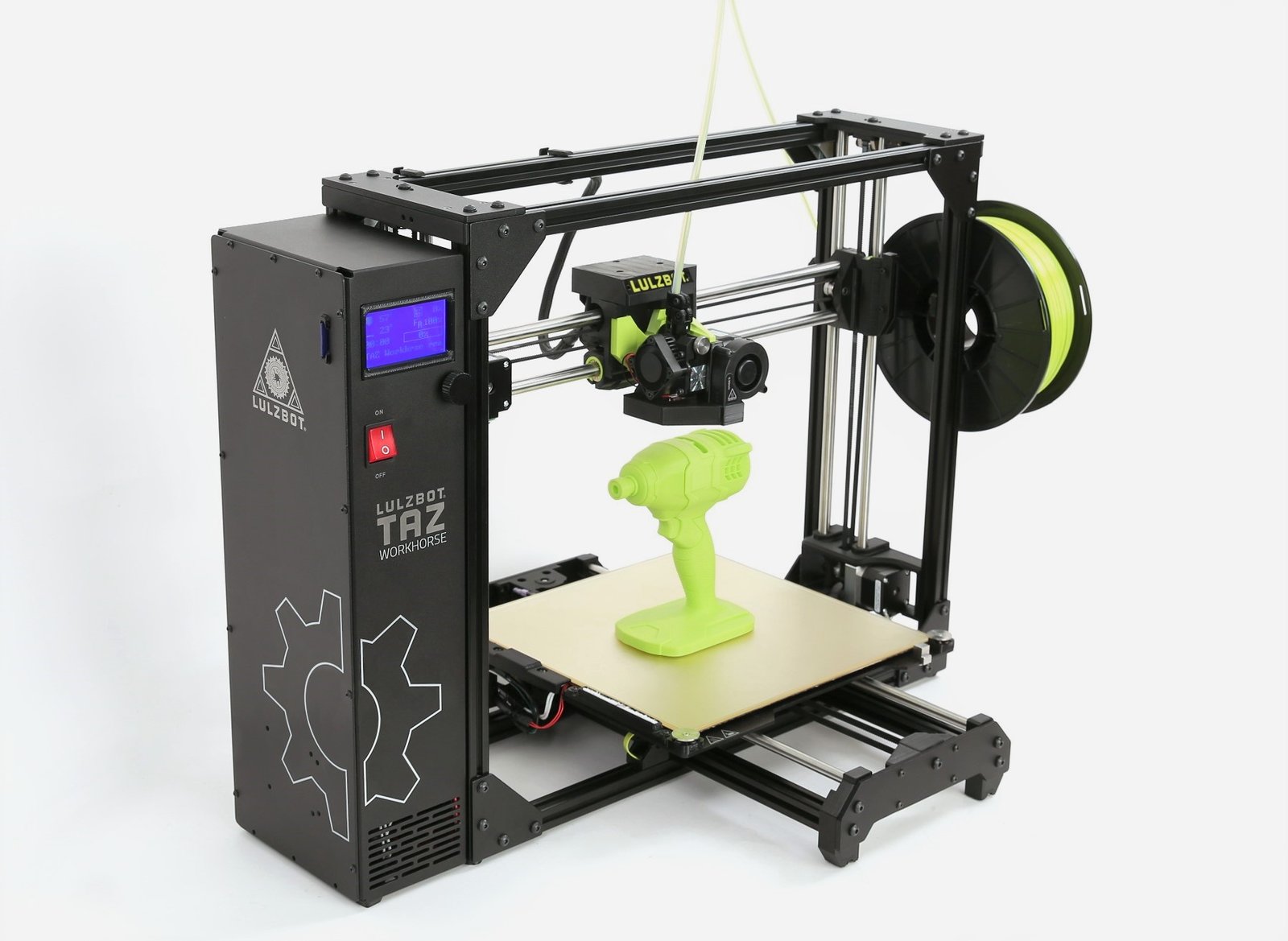 The LulzBot TAZ Workhorse 3D printer. Photo via LulzBot.