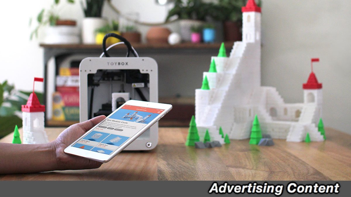 With this 3D printer you can print the toys of your dreams and are available for over 30 percent discount