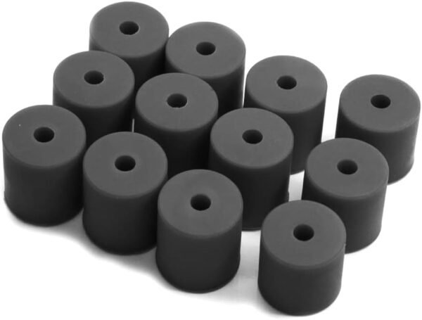 12 Pack Silicone Solid Bed Mounts for 3D Printer Heatbed