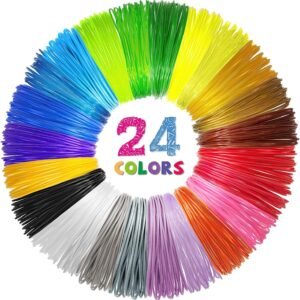 24 Colors 3D Pen Filament Includes 20 Vibe Colors and