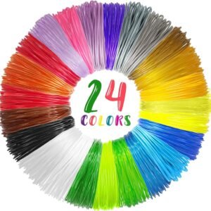 24 Colors 3D Pen PLA Filament Refills 175mm Premium Printing