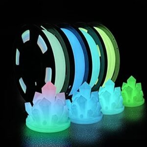 3D Printer Filament Bundle Glow in The Dark Filament Multicolor