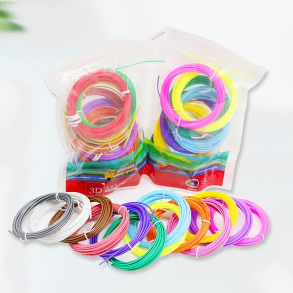 Toyvian Pen Refills Pen Refills 10 Colors 3D 2PCS 3D Pen Filament 1. 75mm 3D Pen Filament Refills 3D Pen 3D Printer Filament Pen PLA Filament 3D Printing Pen 3D Printing Pen - Image 7