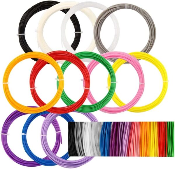 SITOPPY PLA 3D Pen Filament 10M,12 Colors - Image 3