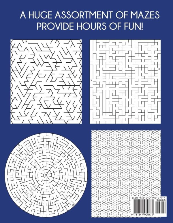 Big Book of Mazes for Adults: 185 Easy to Medium Labyrinth Puzzles - Image 2