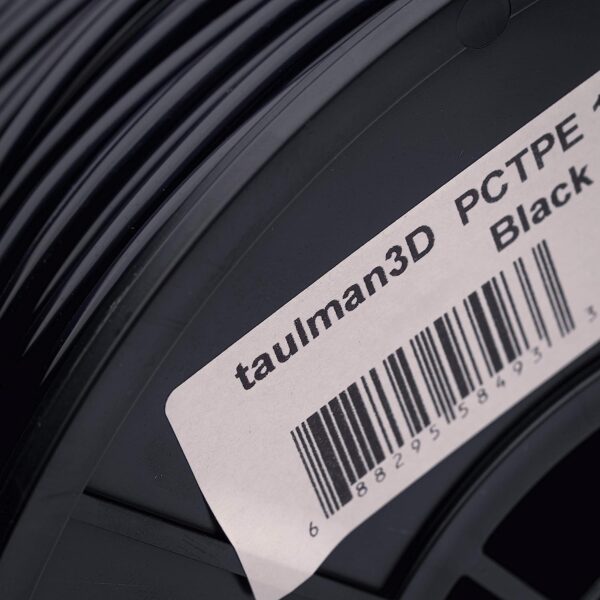 taulman3D Nylon Filament PCTPE CoPolymer 1.75mm 3D Printer Consumable, Flexible Polyamide (PA) 1lb Spool, Fits Nearly All FDM 3D Printers (Black) - Image 2