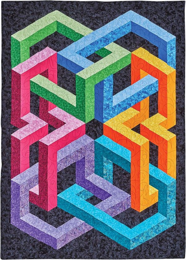 Stunning 3-D Quilts Simplified: Create Dimension with Color, Value & Geometric Shapes - Image 2