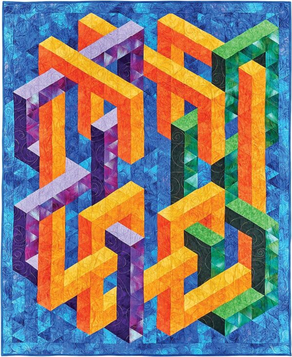 Stunning 3-D Quilts Simplified: Create Dimension with Color, Value & Geometric Shapes - Image 6