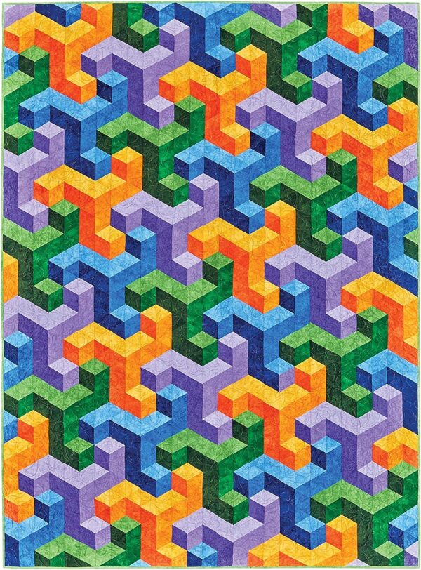 Stunning 3-D Quilts Simplified: Create Dimension with Color, Value & Geometric Shapes - Image 4