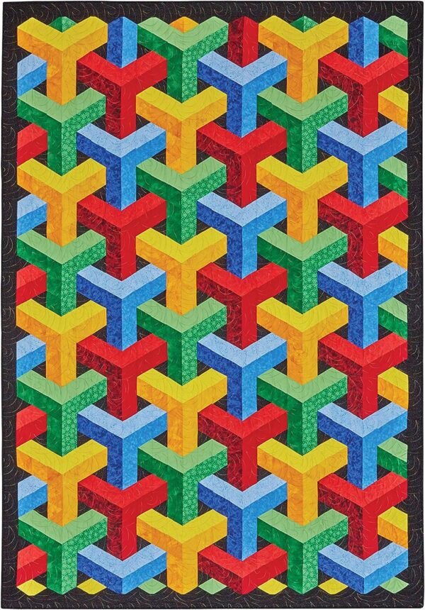 Stunning 3-D Quilts Simplified: Create Dimension with Color, Value & Geometric Shapes - Image 3