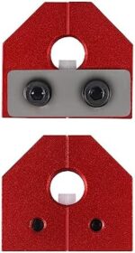 ACEIRMC 2pcs Filament Connector, 3D Printer Filament Connector 1.75mm Filament Sensor for All Kind 1.75mm Filament DIY Multicolor Filament 3D Printer Red