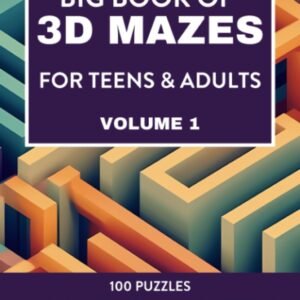 Big Book of 3D Mazes for Teens Adults Volume