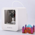 KOKONI 3D Printer for Kids,Mobile APP (Android/iOS) Control,30db Quiet Printing,Printing Size 100 * 100 * 58mm 2000+ Online Models for Freek