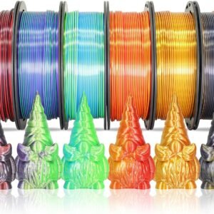 MIKA3D 6 Spools Bicolor Dual Color 175mm 3D Printer Filament