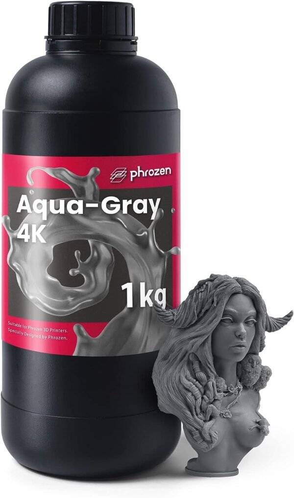 phrozen Aqua Gray 4K Resin for High Precision 3D Printing405nm LCD UV Curing