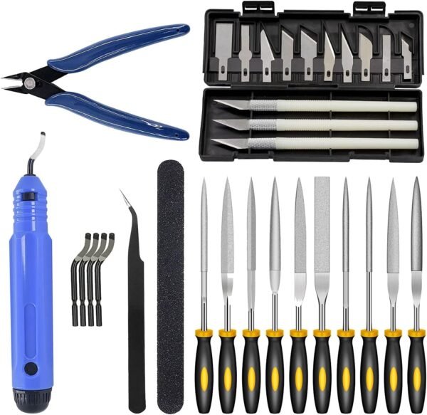 32 Piece 3D Print Tool Kit Includes Debur Tool Cleaning