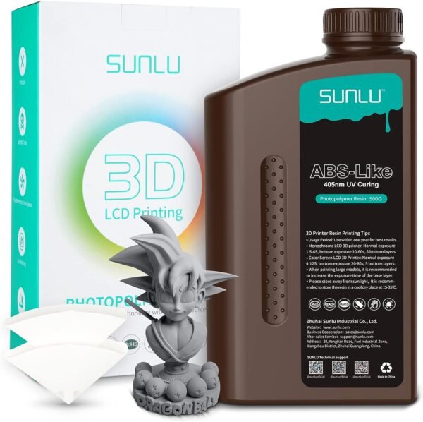 3D Printer Resin SUNLU ABS Like Fast Curing 3D Resin for