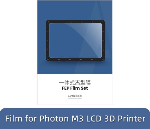 GroJos 7.6 Inches Film for Photon M3 LCD 3D Printer Accessories Injection Release Film (Color : 2pcs) - Image 2