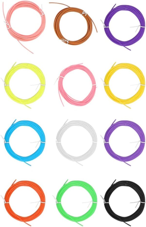 Accessories for Plastic Printing Filament 24 pcs 3D Pen 3D Pen Printing Filament 3D Pen Filament Refills Printing 3D Pen Filament Filament Pla Refills 3D 3D 3D 3D Refillable Pen - Image 5