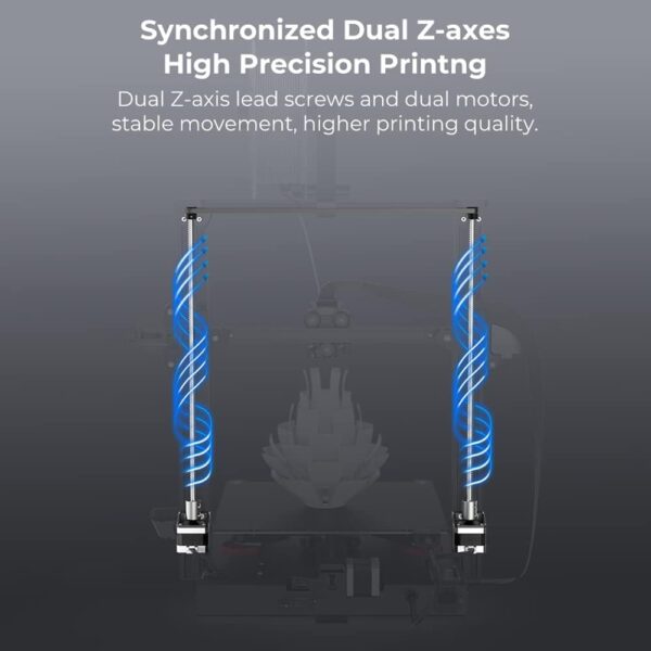 Creality Ender-3 S1 Plus 3D Printer 300 * 300 * 300 mm Build Volume Sprite Dual-Gear Direct Extruder Dual Z-Axes,Ender-3 S1 Pro Upgrade - Image 4