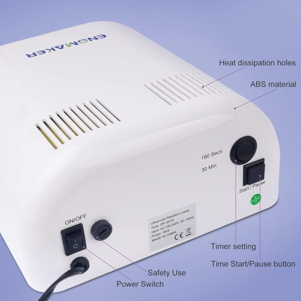 ENOMAKER UV Resin Curing Light Box Resin Dryer Machine 24PCS 405nm LED Beads Professional for LCD/SLA/DLP 3D Printer Models - Image 6
