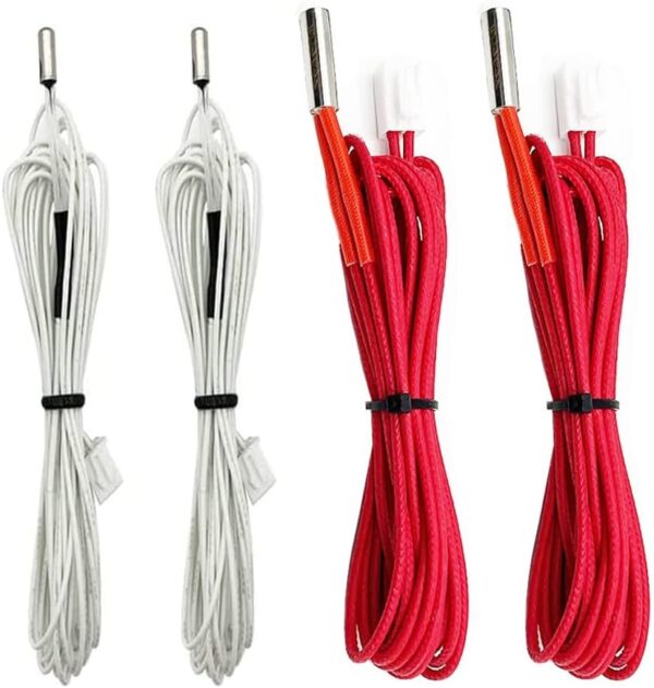 HzdaDeve 3D Printer Heater Cartridge 24V 40W and NTC 100 K 3950 Thermistor Kit for Anycubi Kobra Go Kobra Neo Hot End Parts (4 Pcs) - Image 7