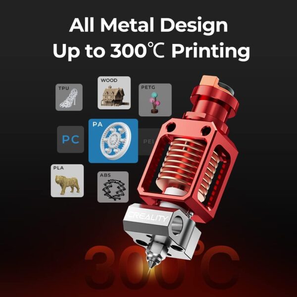 Creality Spider 3.0 High Temperature and High Flow Hotend Pro, All Metal Hotend Upgrade for Ender 3 Pro, Ender 3, Ender 3 V2, Ender 3 Max, Ender 5, Ender 5 Pro, Ender-5 Plus, CR 10 - Image 2