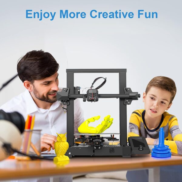 Official Creality Ender-3 V2 Neo 3D Printer with CR Touch Auto-Leveling, Full-Metal Bowden Extruder, Stable Integrated Design,PC Spring Steel Magnetic Build Plate Printing Size: 8.66x8.66x9.84 inch - Image 6