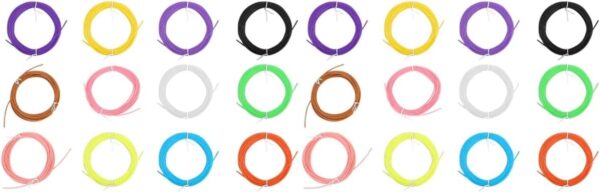 Accessories for Plastic Printing Filament 24 pcs 3D Pen 3D Pen Printing Filament 3D Pen Filament Refills Printing 3D Pen Filament Filament Pla Refills 3D 3D 3D 3D Refillable Pen