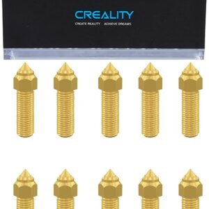 Creality 10PCS Brass M6 Nozzles for K1 3D Printer Parts