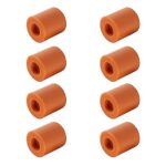 Creality 8 PCS Silicone Solid Bed Mounts for FDM 3D Printer, Heatbed Leveling Parts Silicone Leveling Column Heat-Resistant Silicone Buffer Stable Hotbed Tool for Ender-3/3Pro/3V2 CR-10