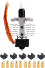 Creality Original Ender 3 Neo Hotend, Assembled Extruder Hotend with Extra 5pcs Silicone Sock and 10pcs Nozzle, for Ender 3 Neo/Ender 3 V2 Neo/Ender 3 Max Neo 3D Printer