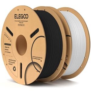 ELEGOO PLA Filament 175mm Black White 2KG 3D Printer