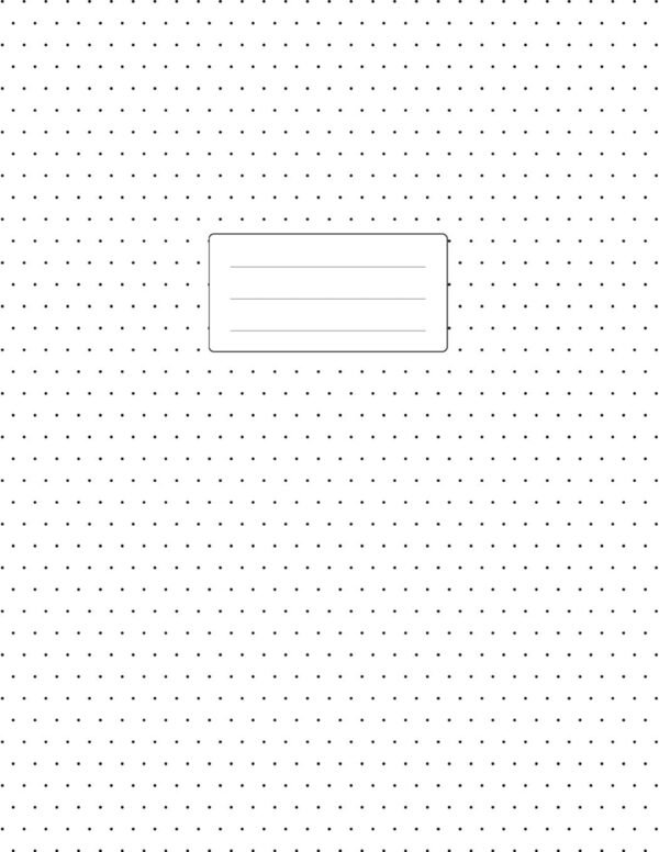 Isometric Dot Grid Notebook 3D Graph Paper 14 inch