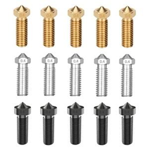 LANKEGU 15PCS Nozzles Kit for Anycubic Vyper 3D Printer Parts