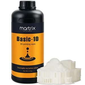 Martrix 3D Printer Resin mSLA UV Curable Washable Liquid Resin for