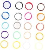 Mobestech 40 Pcs Pen Consumables High Temperature Pen Filament Low Pen Filament Refills 3D Pen Filament 3D Printing Pen Filaments Printing Supplies Printing Pen Abs Accessories 3D