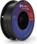 PLA Pro 3D Printer Filament 1.75mm Black, RongTong 3D Printing PLA 1kg/2.2lb Spool Printing Material, Strong Toughness Dimensional Accuracy +/- 0.02mm, Fits Most FDM 3D Printers