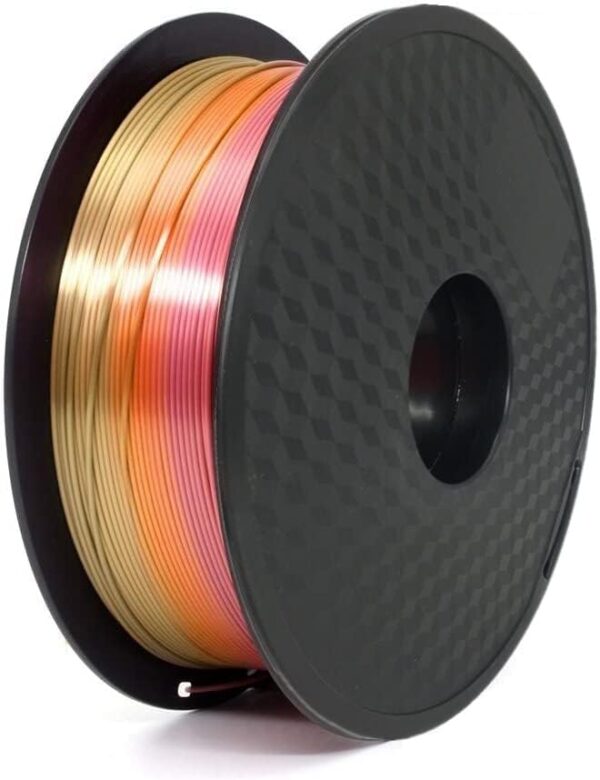 Prinko PLA 3D Printer Filament, PLA Filament 1.75mm, Dimensional Accuracy +/- 0.02 mm, 1kg Carton Spool PLA Filament, 1.75mm (Rainbow)