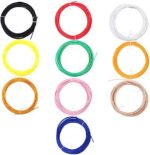 SOLUSTRE 10pc Pen Refill Pez Refill 3D Filament 3D Printing Rod Low-Temp Consumable 3D Printing Wire Flexible Printer Material Printing Pen Colorful 3D Printing Pen Refill