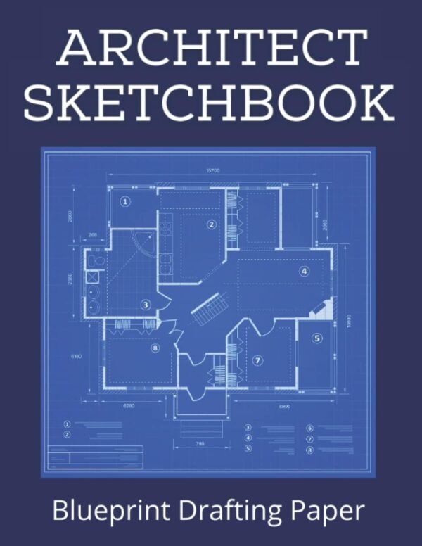 Sketchbook for Architects Students Blueprint Paper for Drafting