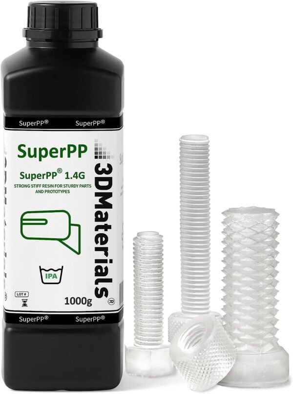 SuperPP 1000g is the Fastest Tough Clear Resin Ever 14GPa