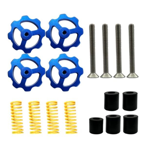 TIOPY 3D Printer Hotbed Leveling Kit 4pcs Hand Twist Leveling