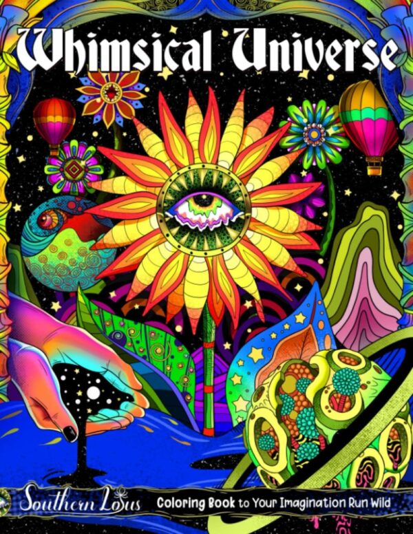 Whimsical Universe Coloring Book: A World of Beautiful and Fantasy Houses, Castles, Plants, Animals, and More, Stunning Illustration Pages for Adults Women To Color and Relaxation