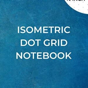 Isometric dot grid notebook Isometric graph paper notebook for 3D