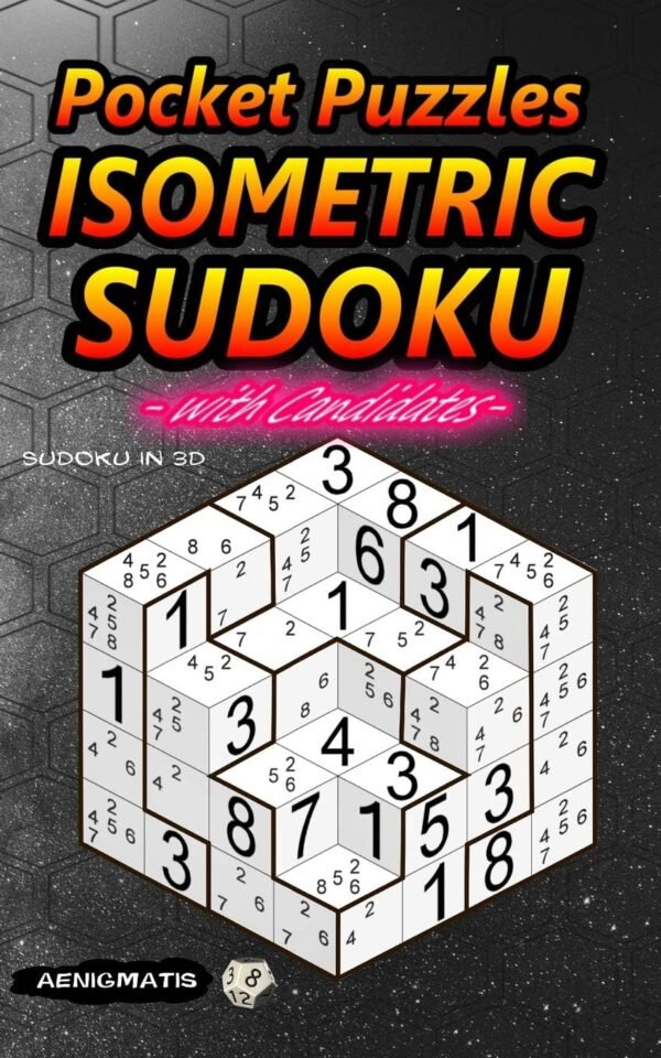Pocket Puzzles Isometric Sudoku with Candidates Sudoku in 3D