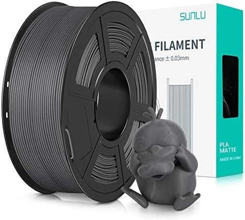 SUNLU 3D Printer Filament PLA Matte 175mm Neatly Wound Filament
