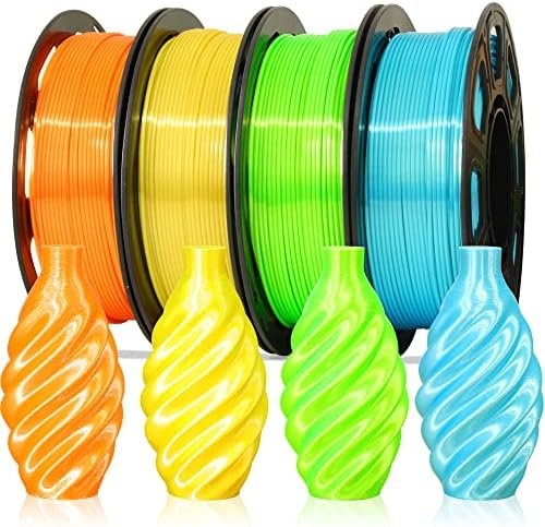 175mm Silk Shiny PLA 4 in 1 Bright Colors Bundle