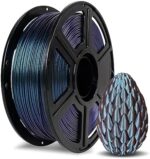 FLASHFORGE PLA Filament 1.75mm +/- 0.02mm Burnt Titanium, Max 500mm/s High Speed Printing, 3D Printer Filament 1kg(2.2lbs), Changing Colors with Light, Perfectly Hide The Layer Line
